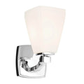KICHLER 55214CH Marant 9.5" 1-Light Wall Sconce With Opal Glass In Chrome
