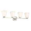 KICHLER 55217NI Marant 33.25" 4-Light Vanity Light With Opal Glass In Brushed Nickel
