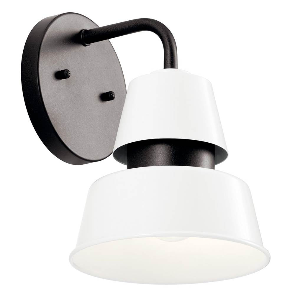 KICHLER 59001WH Lozano 9.75" 1 Light Wall Light White