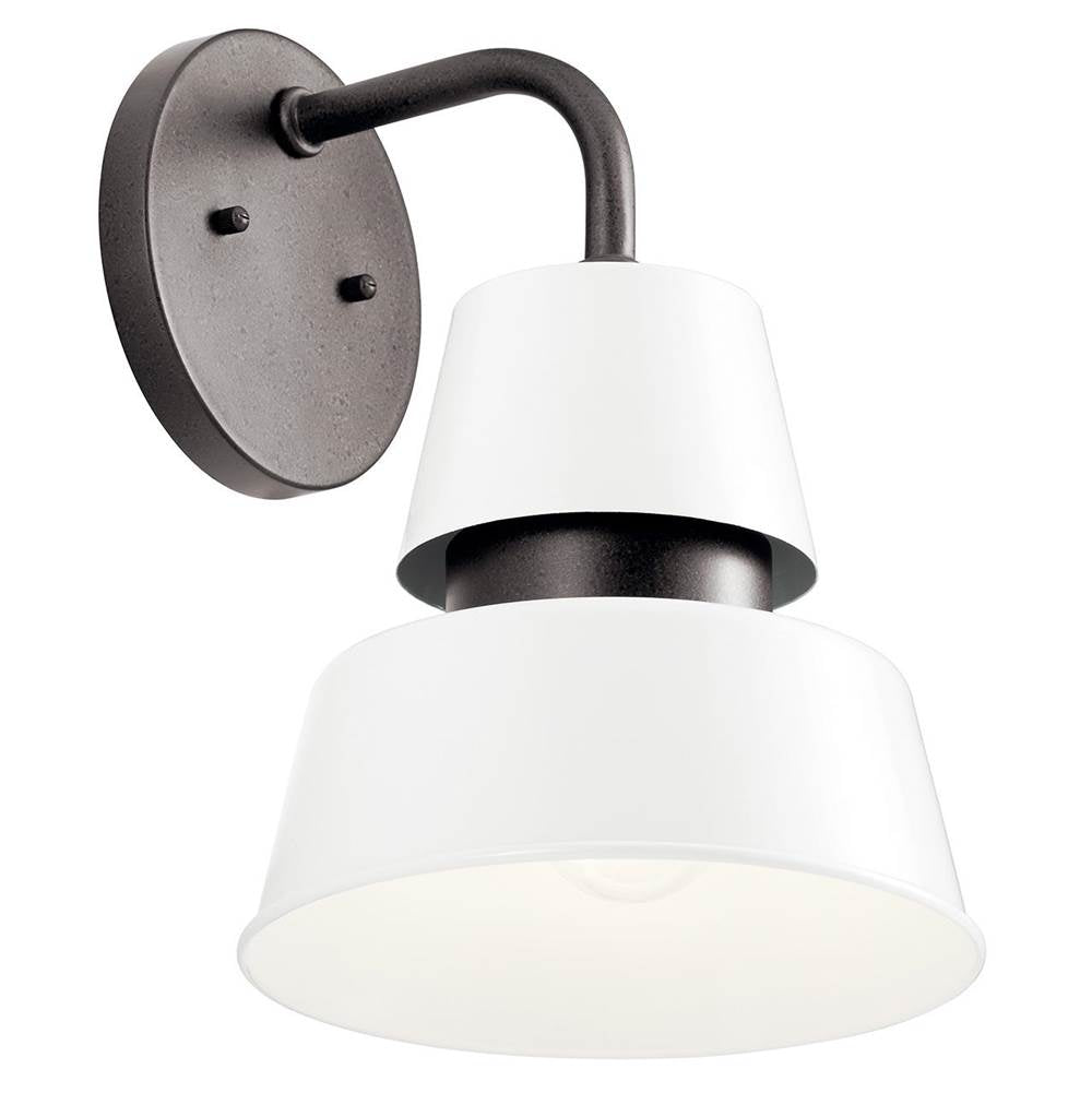 KICHLER 59002WH Lozano 13" 1 Light Wall Light White