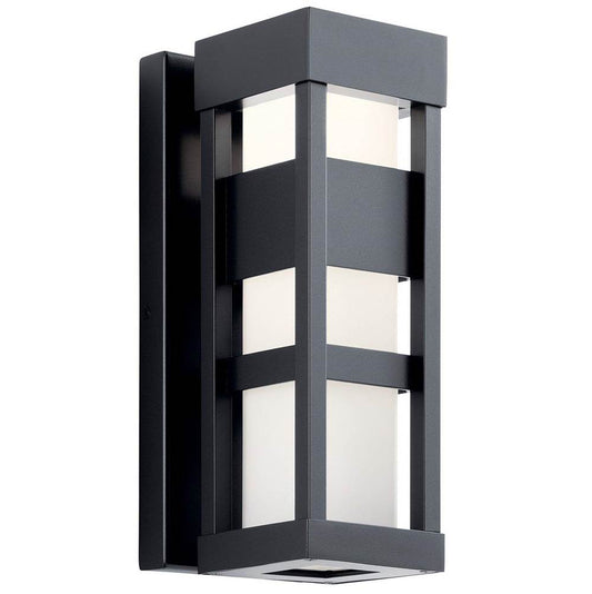 KICHLER 59035BKLED Ryler LED 3000K 12" Wall Light Textured Black