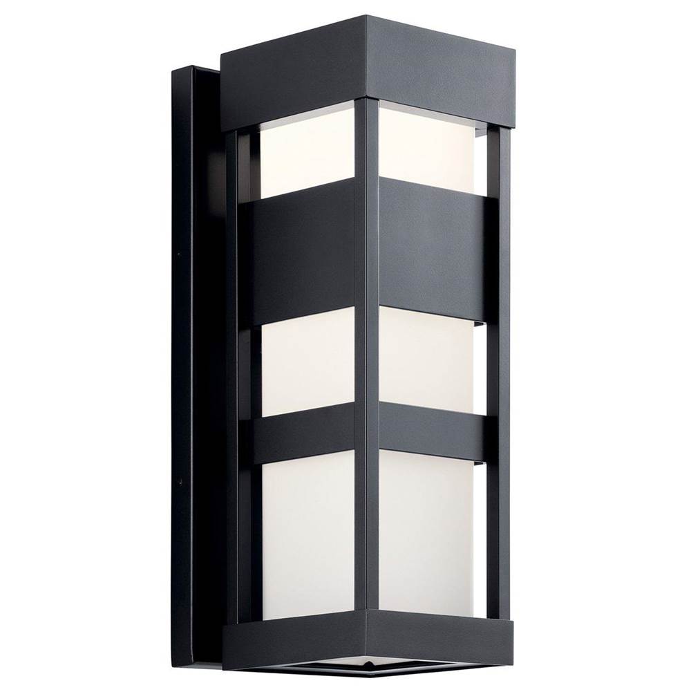 KICHLER 59036BKLED Ryler LED 3000K 18" Wall Light Textured Black