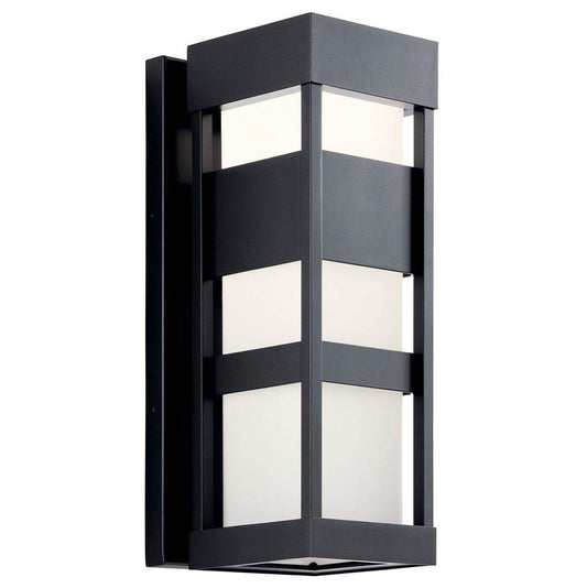 KICHLER 59036BKLED Ryler LED 3000K 18" Wall Light Textured Black