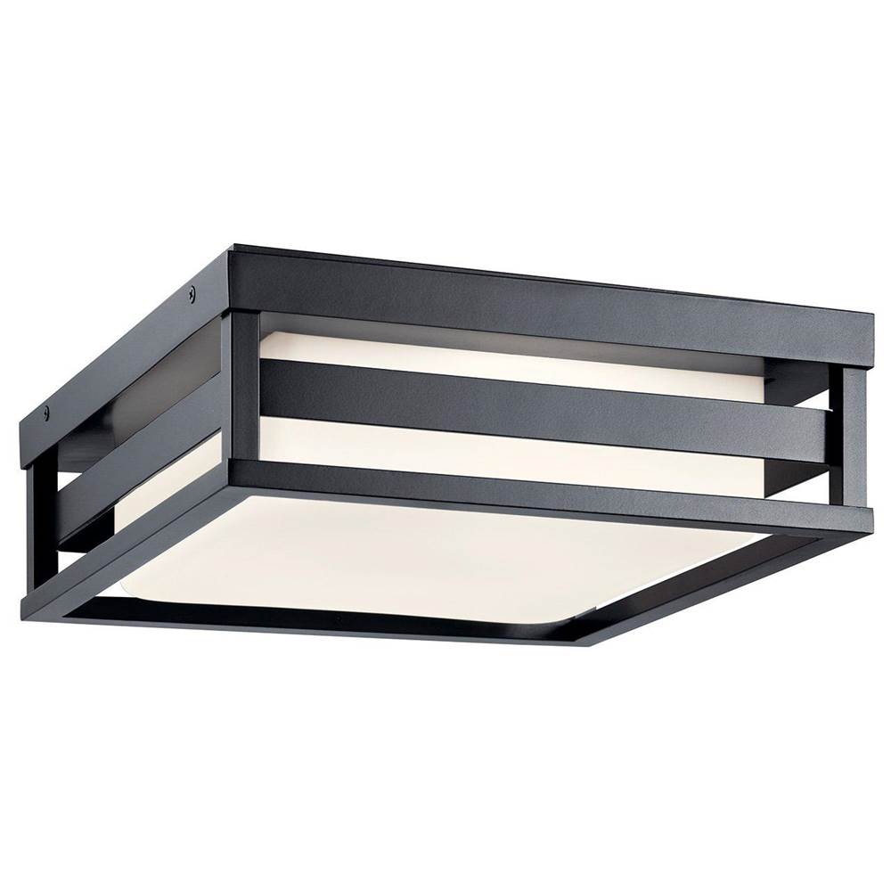 KICHLER 59037BKLED Ryler LED 3000K 12" Ceiling Light Textured Black