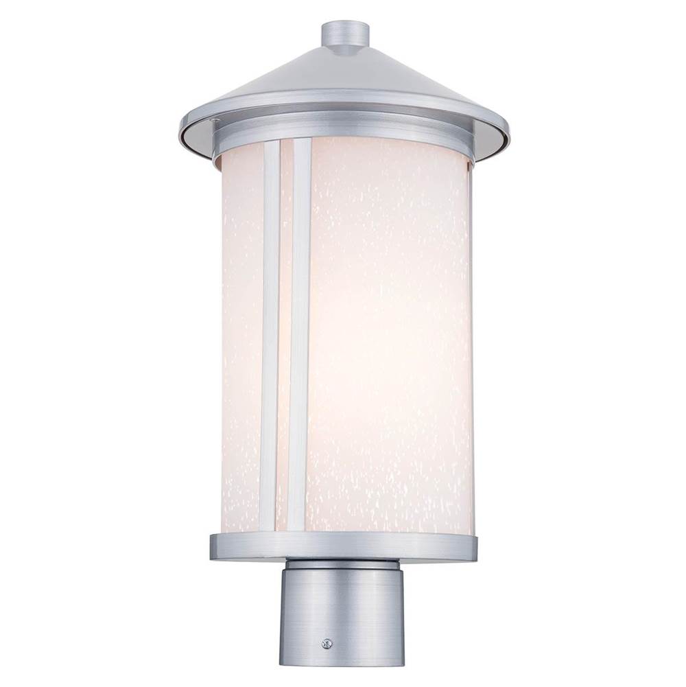 KICHLER 59101BA Lombard Outdoor Post Lantern - Brushed Aluminum