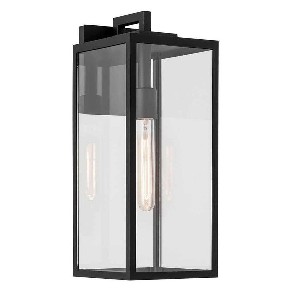 KICHLER 59112BKT Branner 17.75 inch 1 Light Outdoor Wall Light with Clear Glass in Textured Black