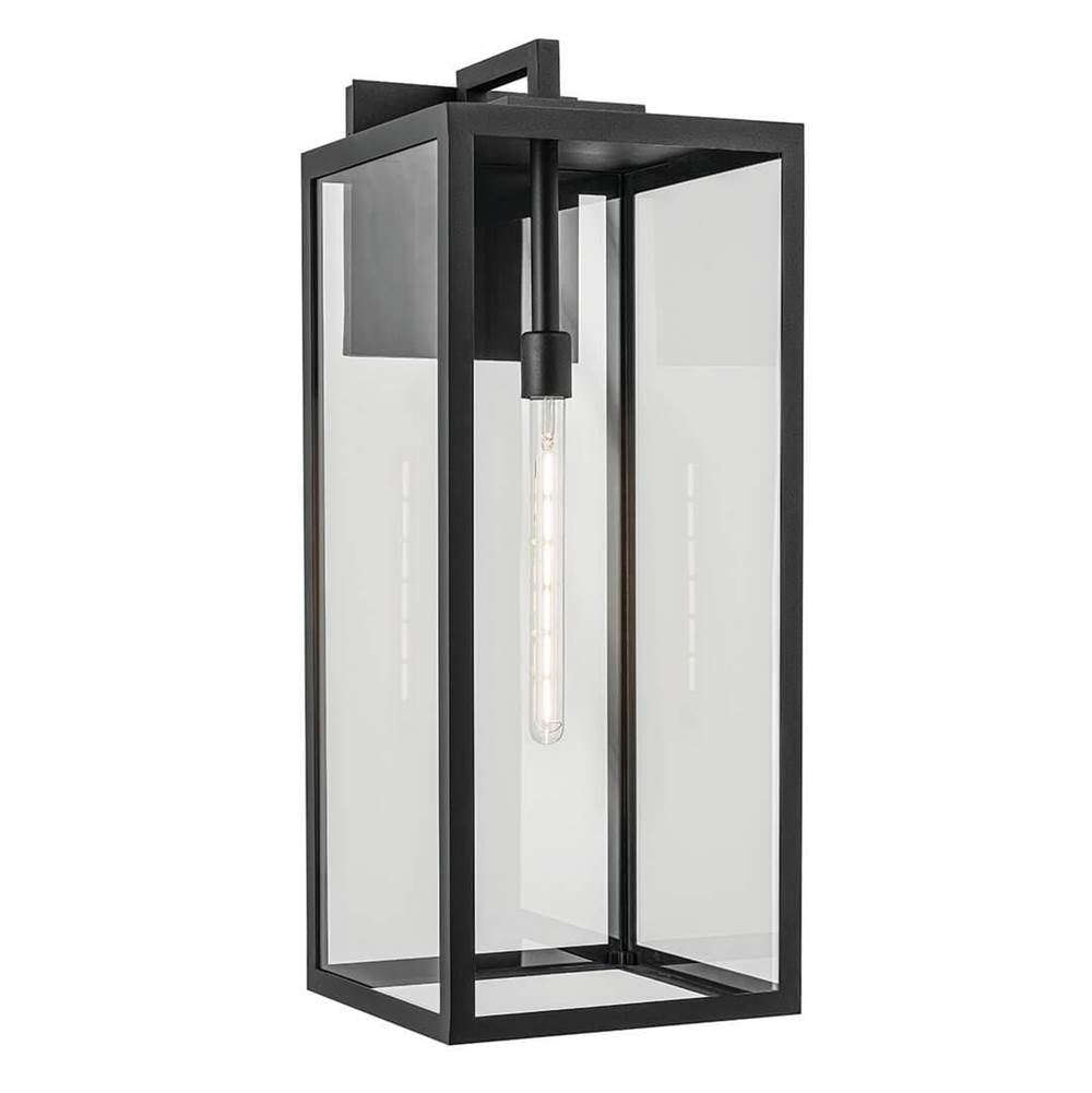 KICHLER 59114BKT Branner 30 inch 1 Light Outdoor Wall Light with Clear Glass in Textured Black