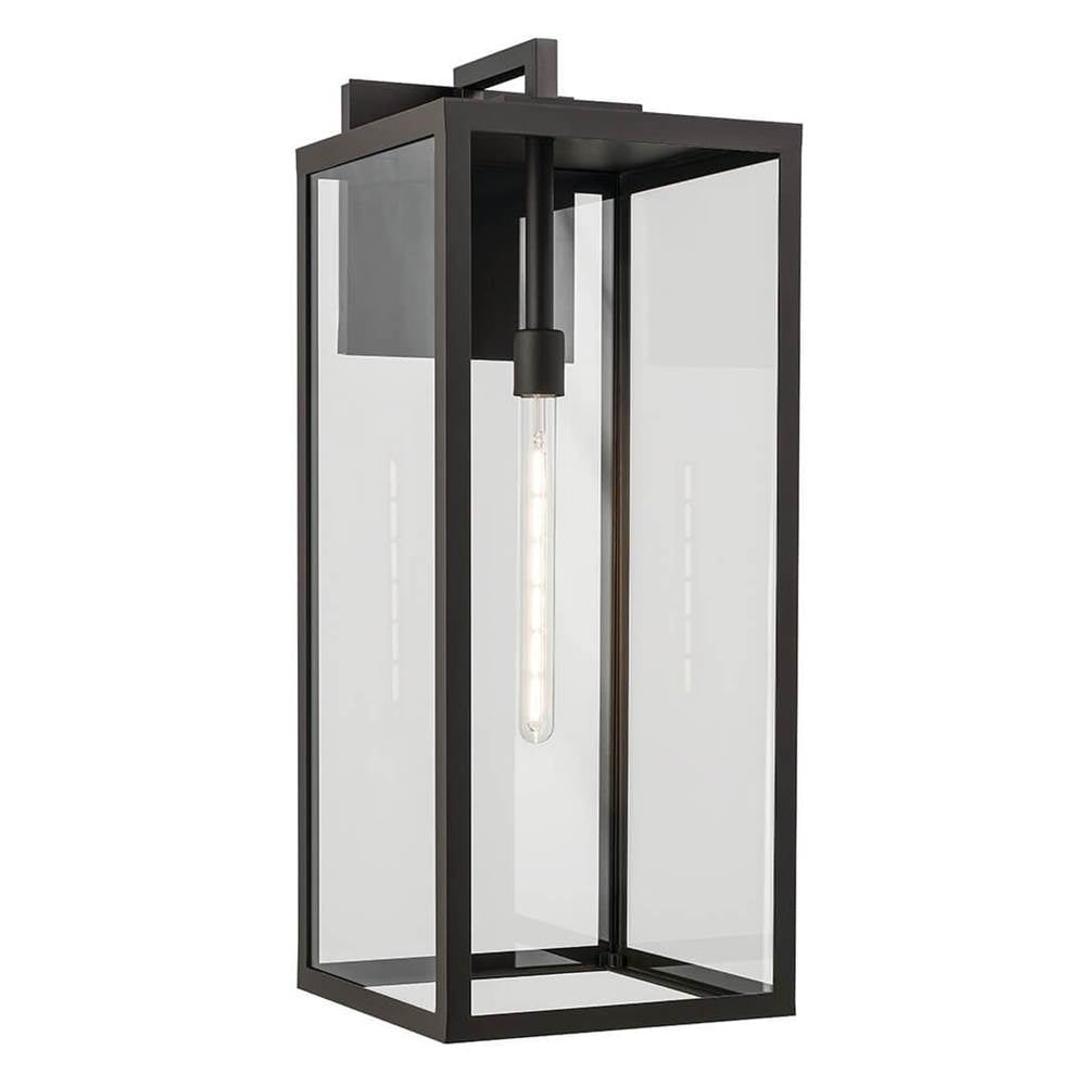 KICHLER 59114OZ Branner 30 inch 1 Light Outdoor Wall Light with Clear Glass in Olde Bronze
