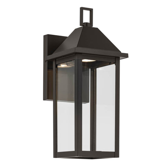 KICHLER 59157OZDS Prin 14 Inch 1 Light Outdoor DarkSky Wall Light with Clear Glass in Olde Bronze