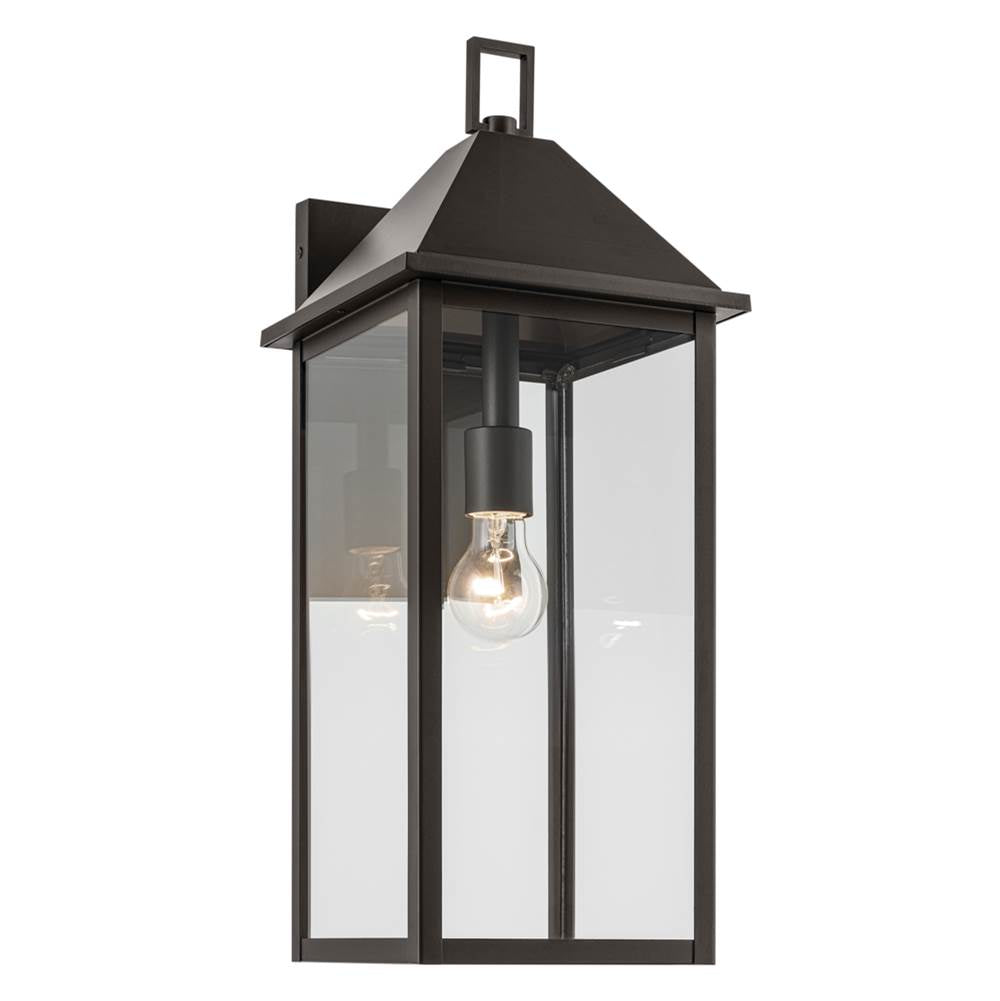 KICHLER 59159OZ Prin 22 Inch 1 Light Outdoor Wall Light With Clear Glass In Olde Bronze