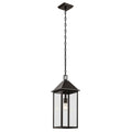 KICHLER 59160OZ Prin 22 Inch 1 Light Outdoor Pendant With Clear Glass In Olde Bronze