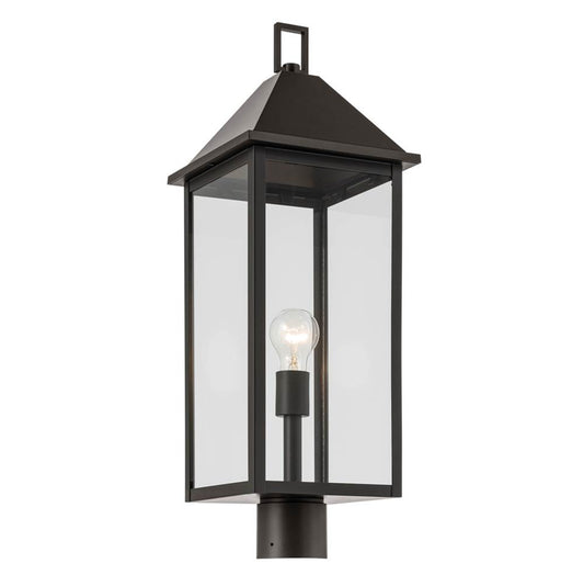 KICHLER 59161OZ Prin 25 Inch 1 Light Outdoor Post Light with Clear Glass in Olde Bronze