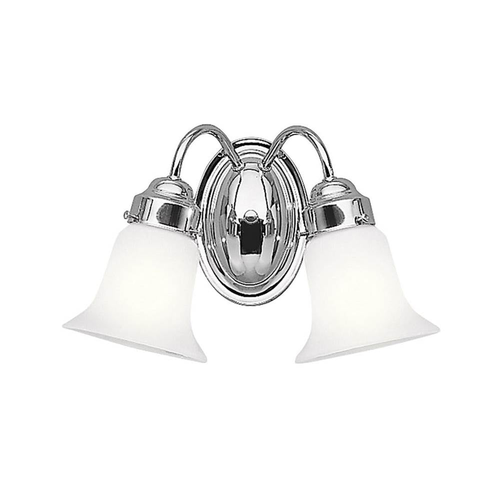 KICHLER 6122CH 13.5" 2 Light Vanity Light Chrome