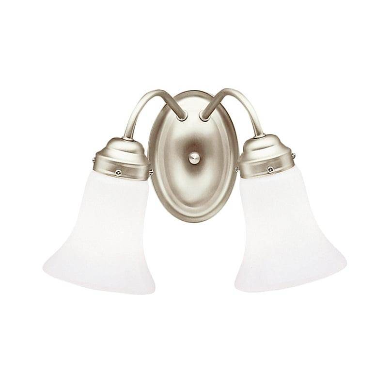 KICHLER 6122NI 13.5" 2 Light Vanity Light Brushed Nickel