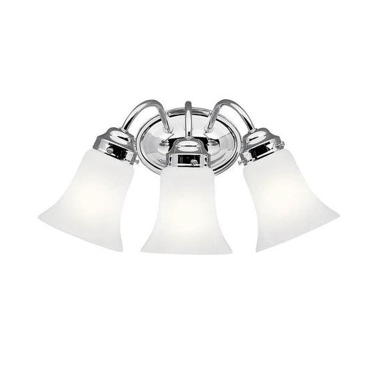 KICHLER 6123CH 3 Light Vanity Light Fixture Chrome