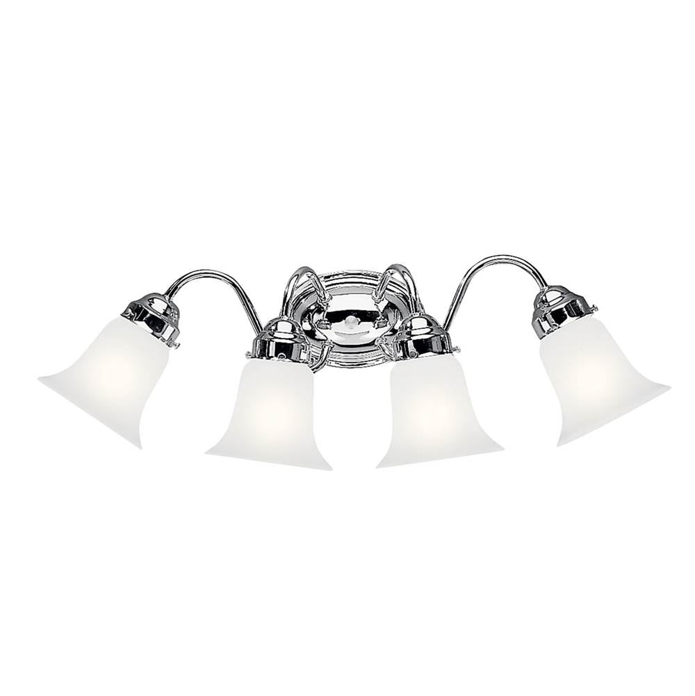 KICHLER 6124CH 25" 4 Light Vanity Light Chrome