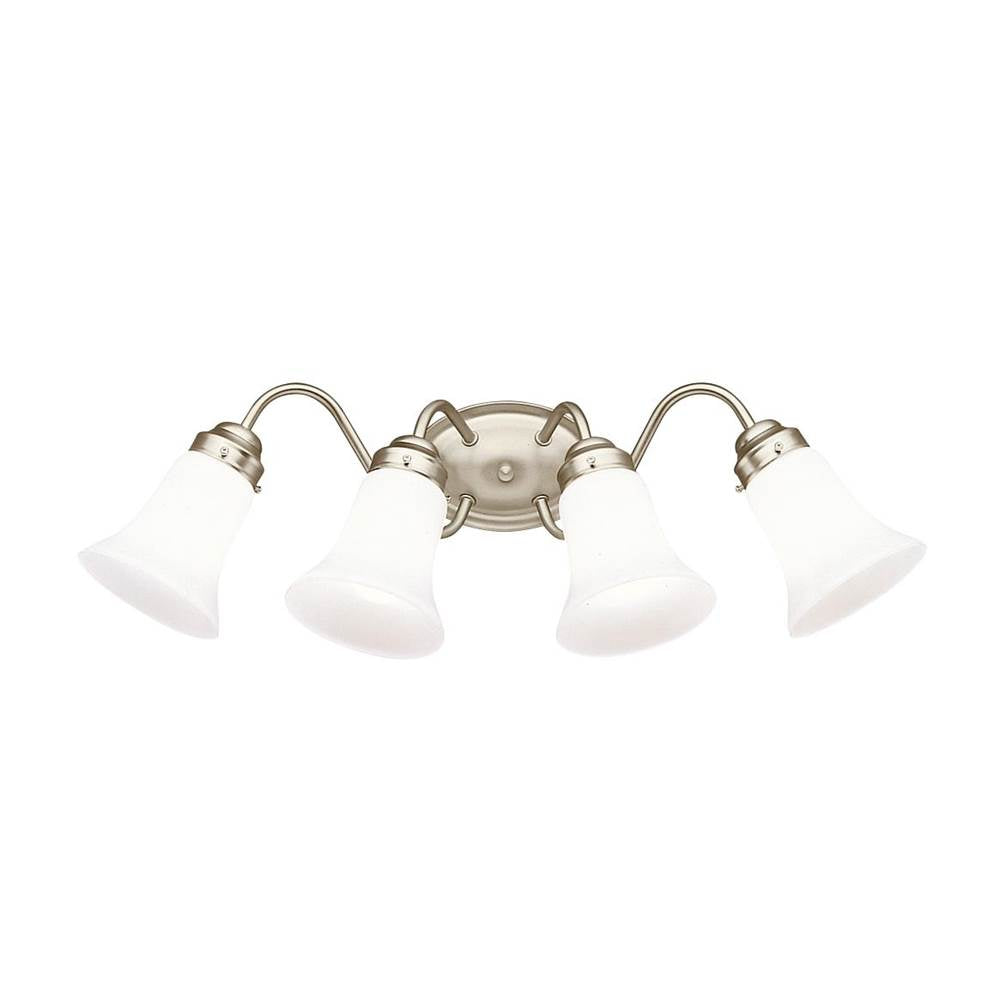 KICHLER 6124NI 25" 4 Light Vanity Light Brushed Nickel