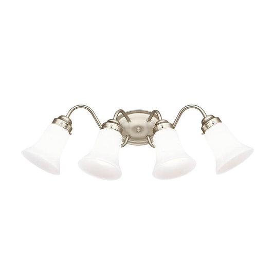 KICHLER 6124NI 25" 4 Light Vanity Light Brushed Nickel
