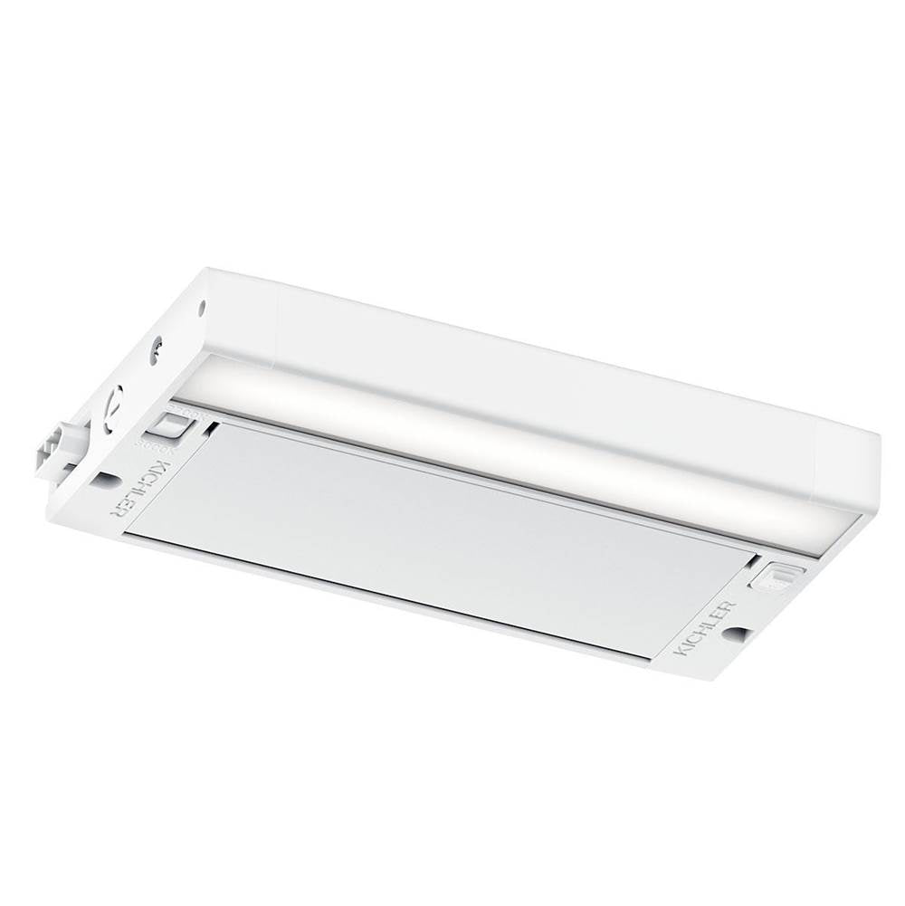 KICHLER 6UCSK08WHT 6U 8" 2700K/3000K LED Cabinet Light Textured White