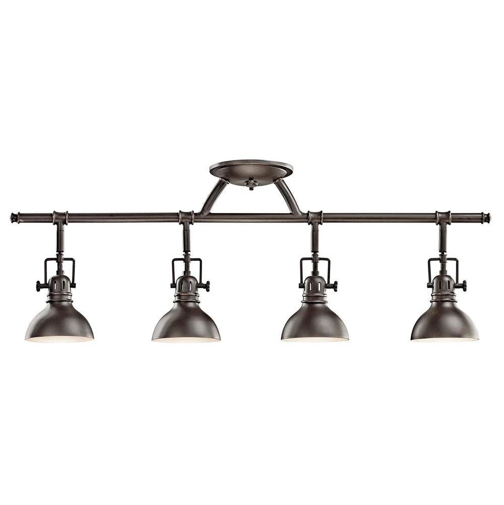 KICHLER 7704OZ Hatteras Bay 31.25" 4 Light Halogen Fixed Rail Light Olde Bronze
