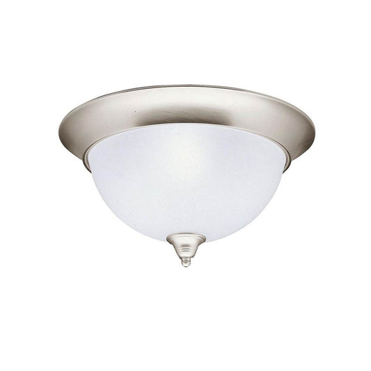 KICHLER 8065NI Dover 16" 3 Light Flush Mount Brushed Nickel