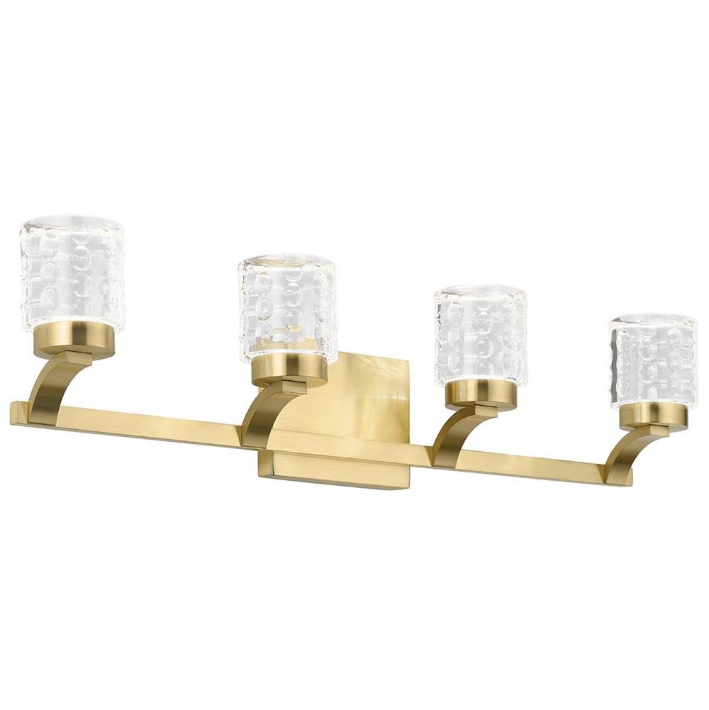ELAN 84042CG Rene 3000K LED 3 Light Vanity Light Champagne Gold