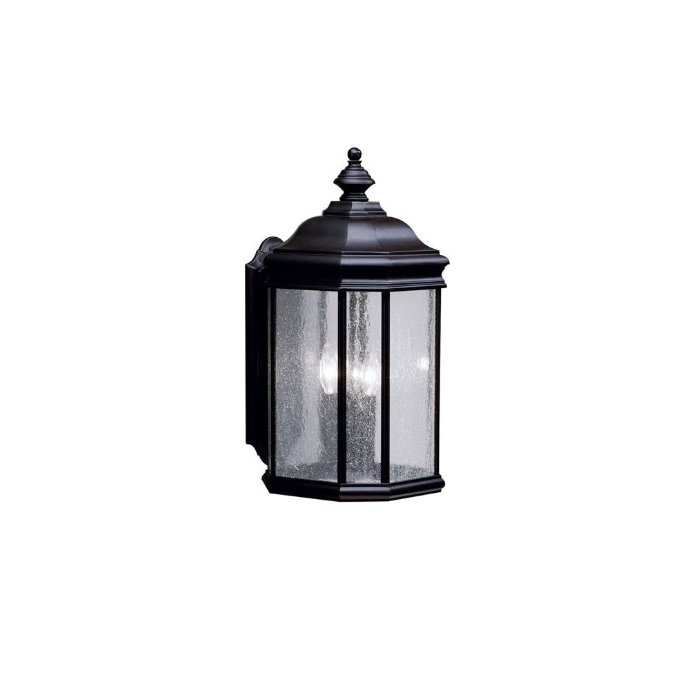 KICHLER 9030BK Kirkwood 3 Light Wall Light Black