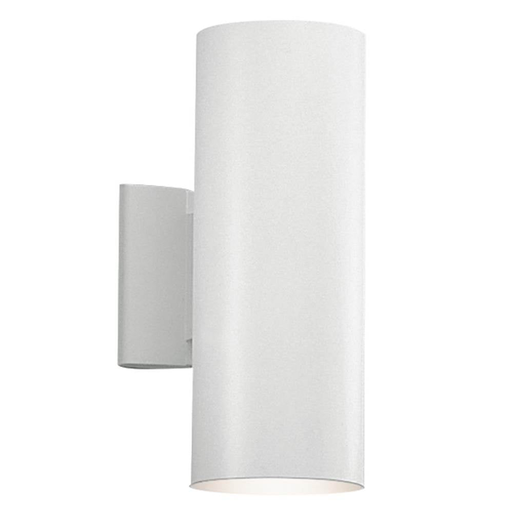 KICHLER 9244WH Cylinder 12" Wall Light White