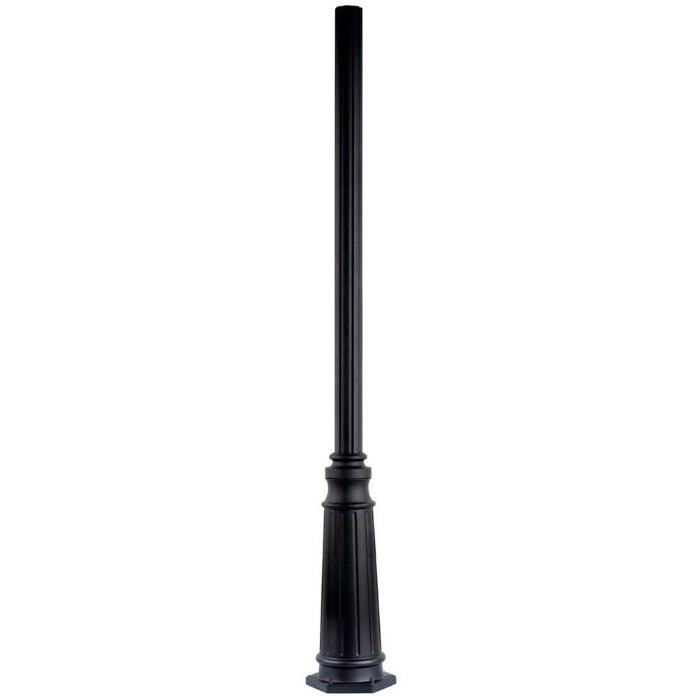 KICHLER 9523BKT 4" x 96" Cast Aluminum Post Textured Black