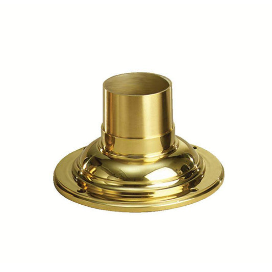 KICHLER 9530PB 7" x 3.5" Pedestal Mount Polished Brass