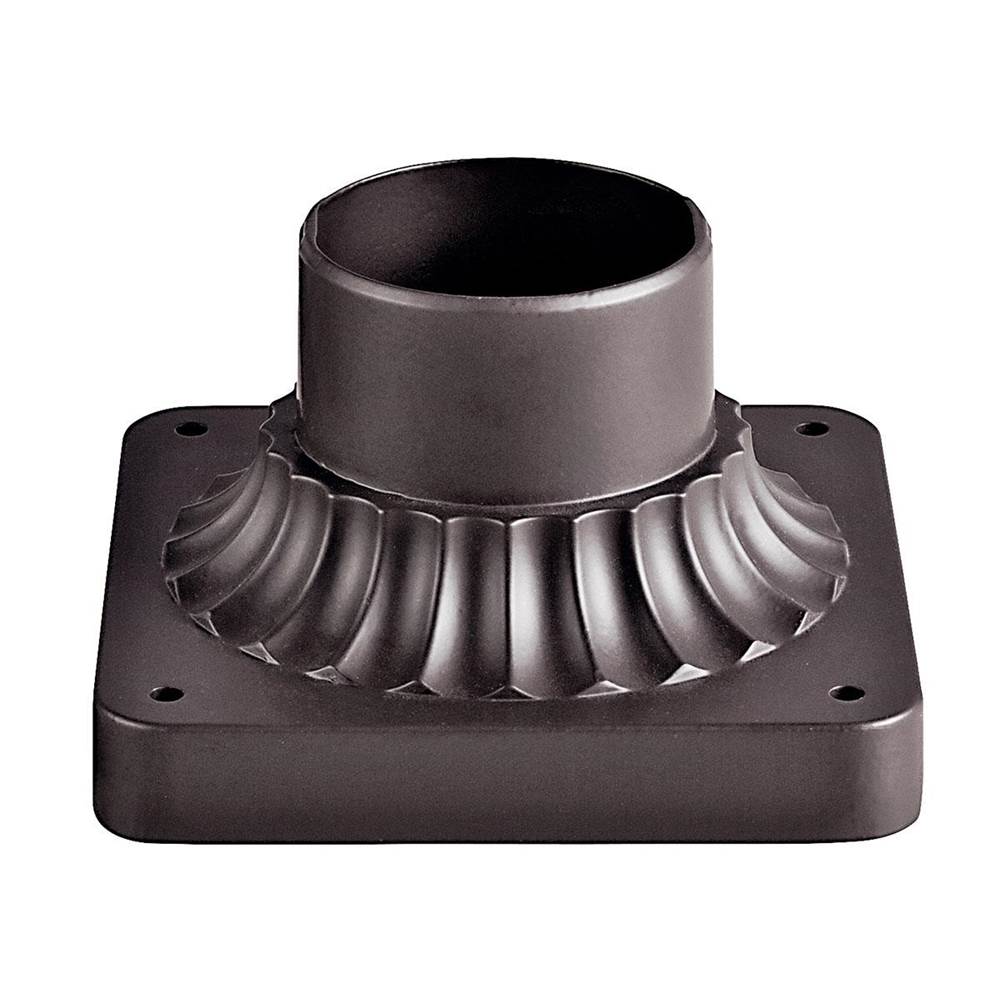 KICHLER 9592AZ 5.75" x 3.5" Pedestal Mount Architectural Bronze