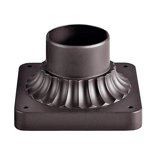 KICHLER 9592AZ 5.75" x 3.5" Pedestal Mount Architectural Bronze