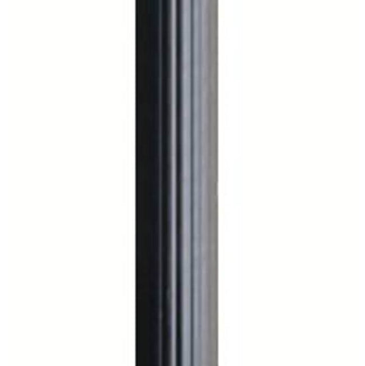 KICHLER 9595BK 3" x 84" Direct Burial Fluted Post Black
