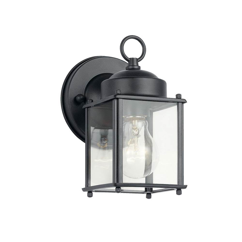 KICHLER 9611BK 8.25" 1 Light Wall Light Black