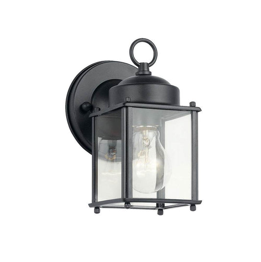 KICHLER 9611BK 8.25" 1 Light Wall Light Black
