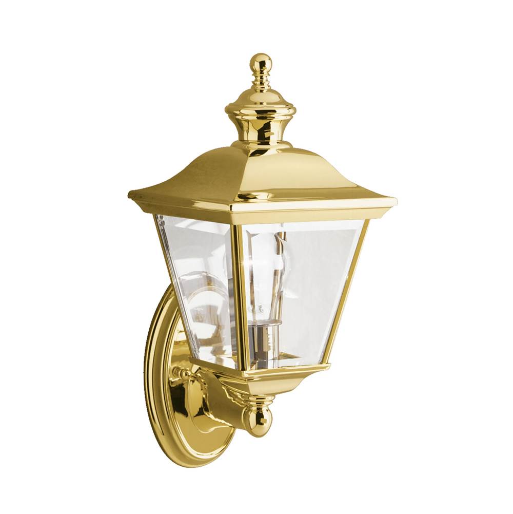 KICHLER 9713PB Bay Shore 20" 1 Light Wall Light Polished Brass