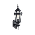 KICHLER 9790BK Townhouse 21.5" 1 Light Wall Light Black