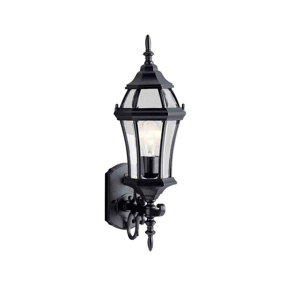 KICHLER 9790BK Townhouse 21.5" 1 Light Wall Light Black