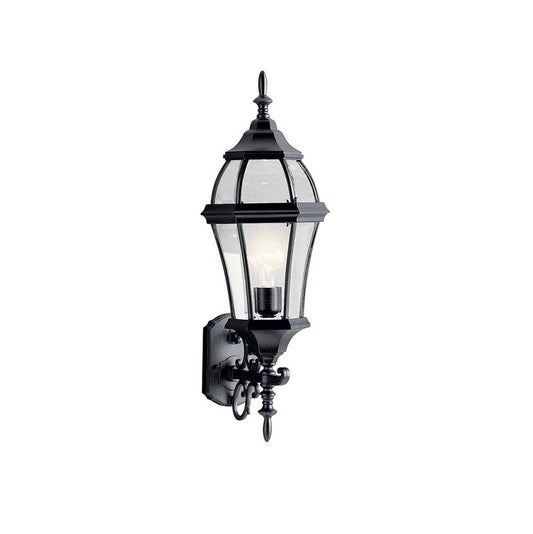 KICHLER 9791BK Townhouse 26.75" 1 Light Wall Light Black