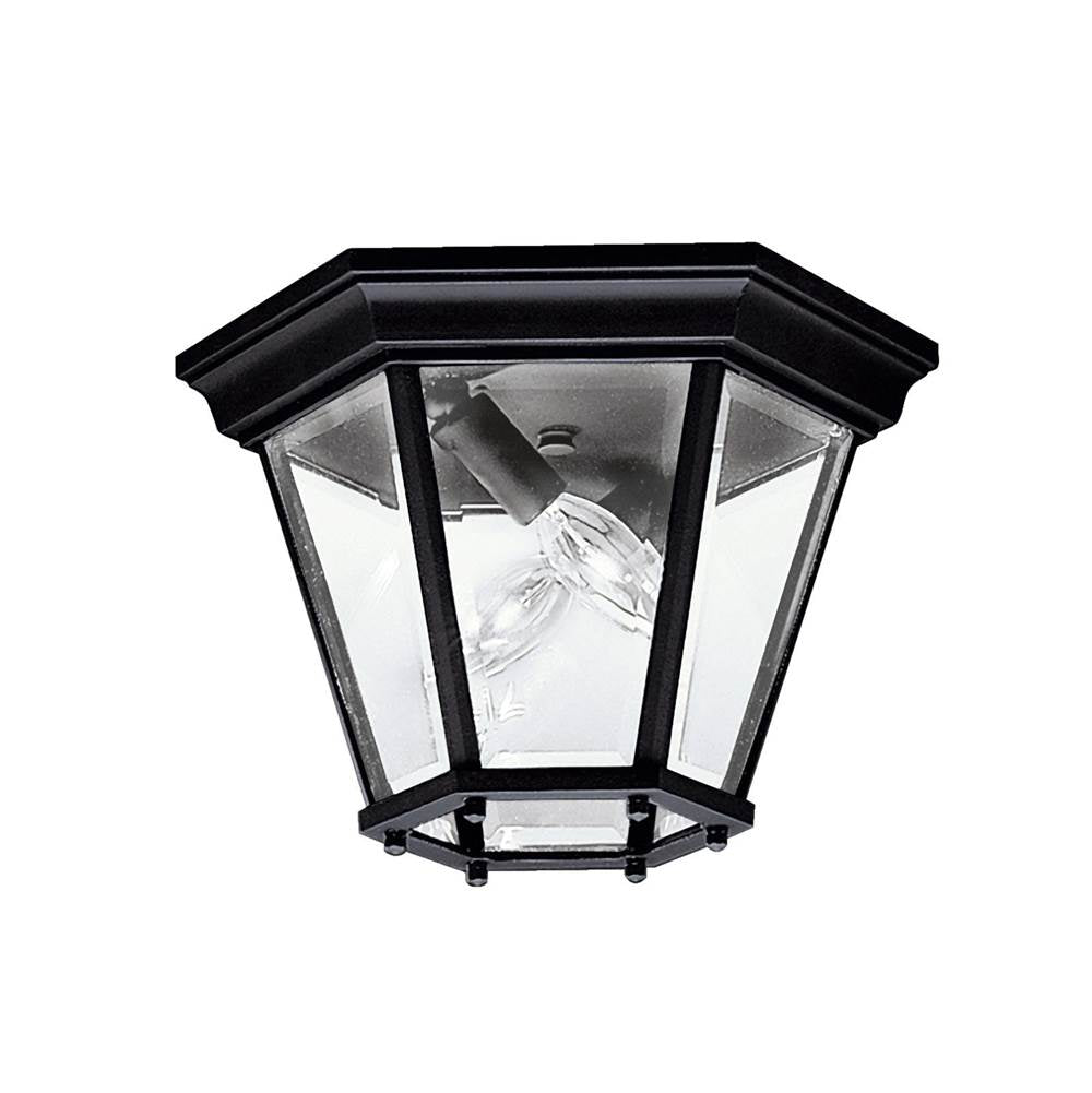 KICHLER 9850BK Madison 2 Light Flush Mount Black
