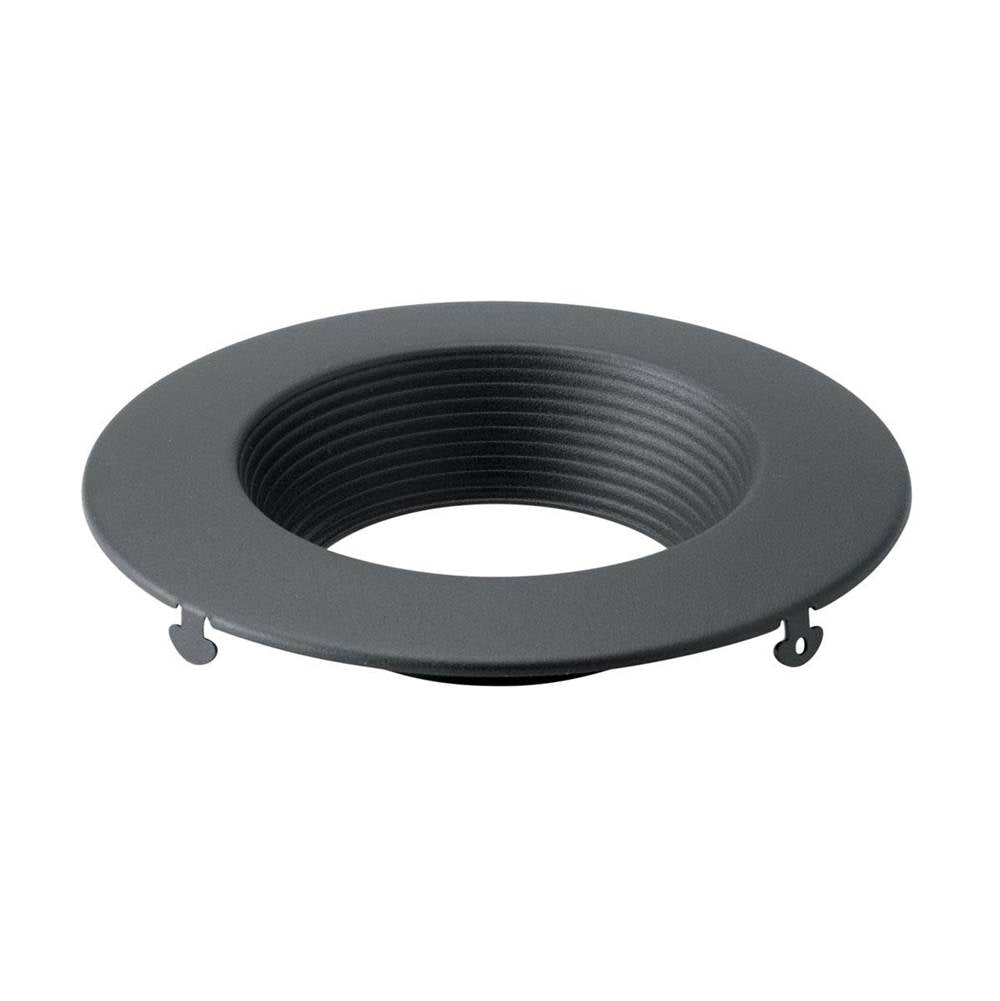 KICHLER DLTRC04RBKT Direct-to-Ceiling Recessed Decorative Trim 4 inch Round Textured Black