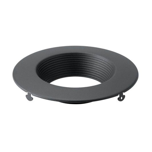 KICHLER DLTRC04RBKT Direct-to-Ceiling Recessed Decorative Trim 4 inch Round Textured Black