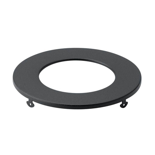 KICHLER DLTSL04RBKT Direct-to-Ceiling Slim Decorative Trim 4 inch Round Textured Black