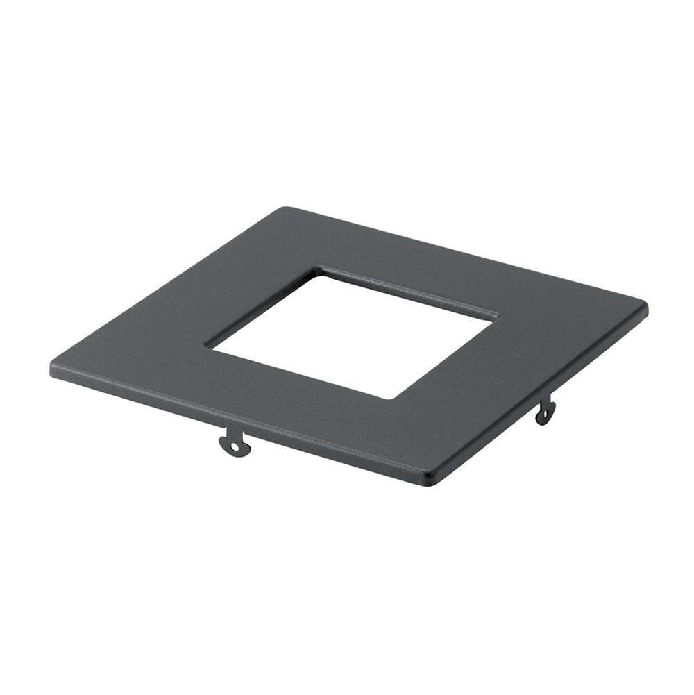 KICHLER DLTSL04SBKT Direct-to-Ceiling Slim Decorative Trim 4 inch Square Textured Black