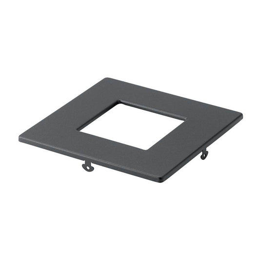 KICHLER DLTSL04SBKT Direct-to-Ceiling Slim Decorative Trim 4 inch Square Textured Black