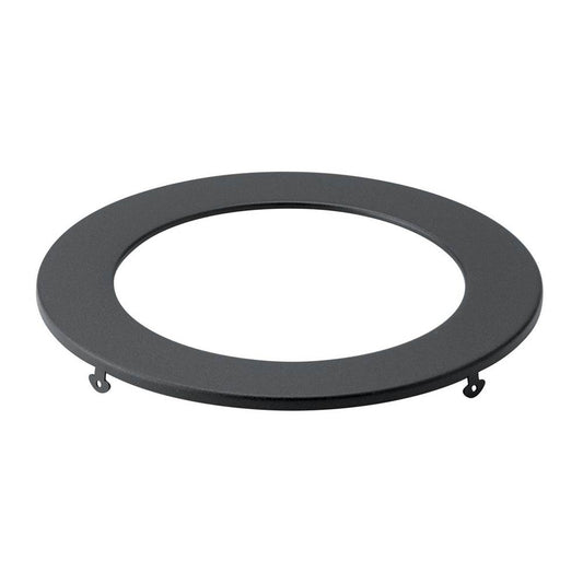 KICHLER DLTSL06RBKT Direct-to-Ceiling Slim Decorative Trim 6 inch Round Textured Black