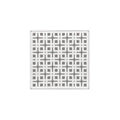 INFINITY DRAIN KDB 5-P MW KD 5 5" x 5" KDB 5 Complete Kit with Link Pattern Decorative Plate in Matte White with PVC Bonded Flange Drain Body, 2", 3" and 4" Outlet