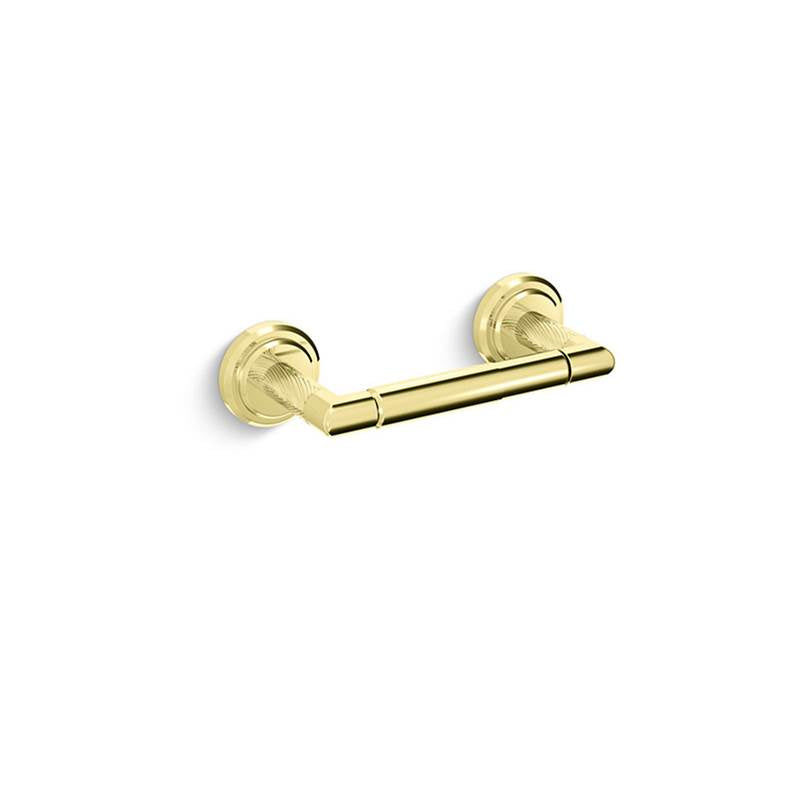 KALLISTA Pinna Paletta By Lk P24939-ULB-ULB Pinna Paletta Toilet Paper Holder - Unlacquered Brass