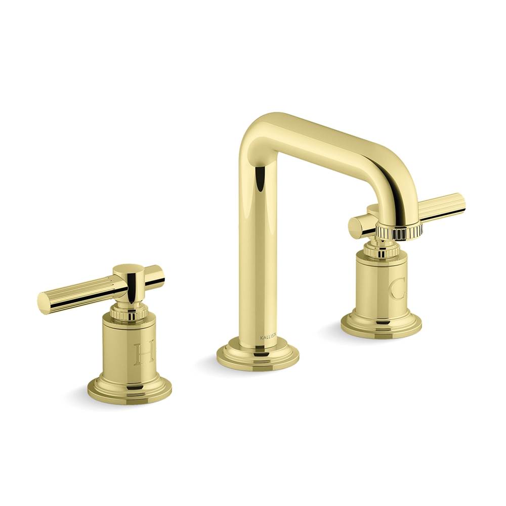 KALLISTA Central Park West P21222-LV-ULB Central Park West Sink Fct, Tall Spt Lv - Unlacquered Brass
