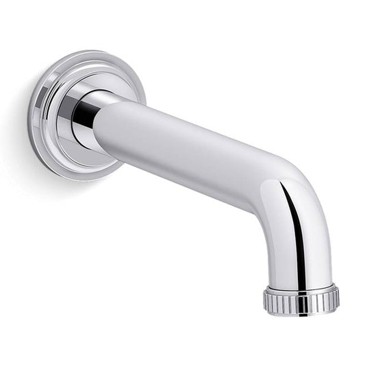 KALLISTA Central Park West P21250-00-CP Central Park West Wall Bath Spout - Polished Chrome